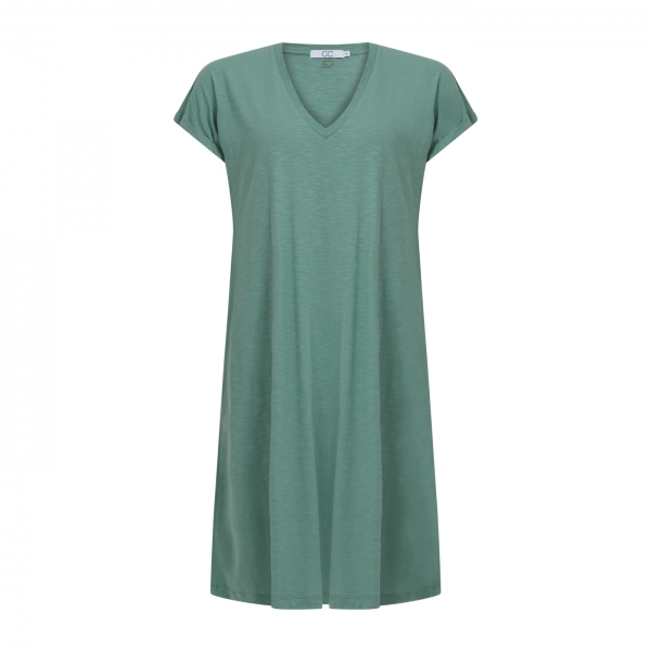 Coster Copenhagen, T-Shirt dress, dust green
